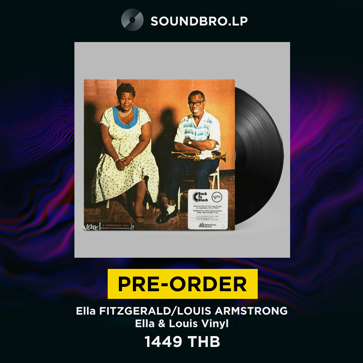 [Pre-Order 14-35 วัน] แผ่นเสียง ใหม่ Ella FITZGERALD/LOUIS ARMSTRONG : Ella & Louis Vinyl