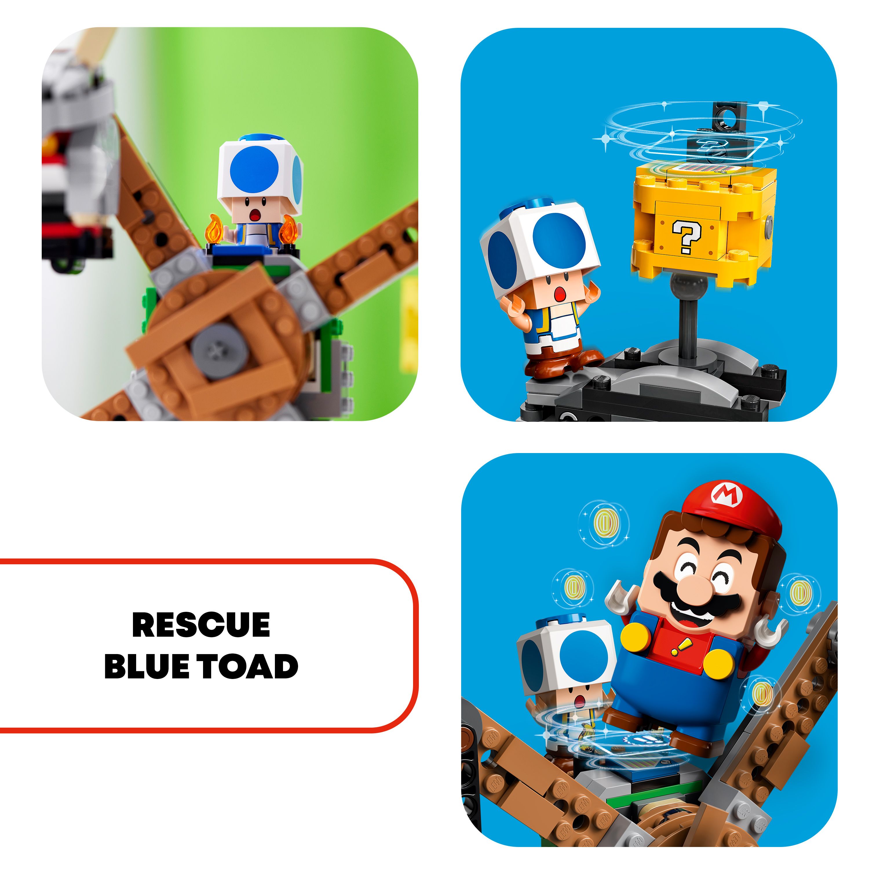 LEGO® Super Mario 71390 Reznor Knockdown Expansion Set (862 Pieces ...