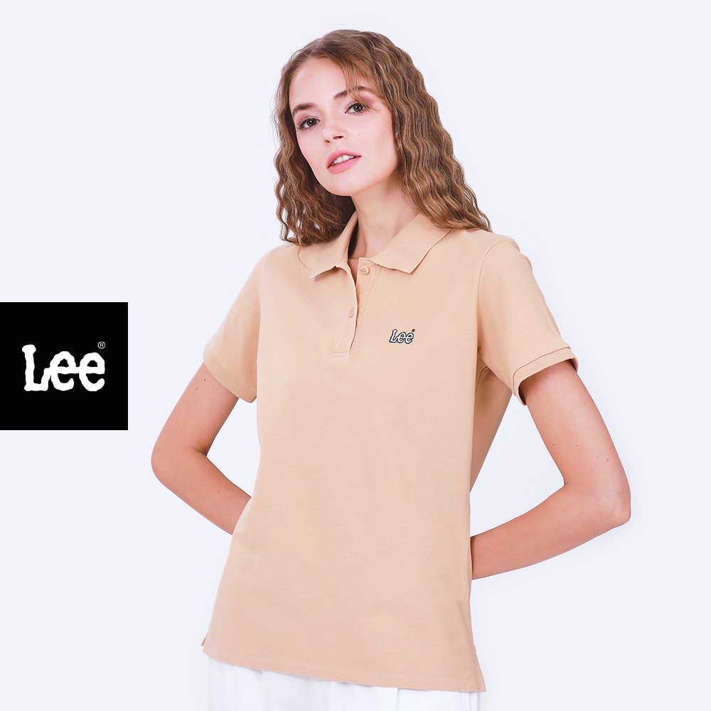 LEE เสื้อยืดโปโล ทรง REGULAR FIT รุ่น LE L1023B01 ลี เสื้อโปโล เสื้อผ้า เสื้อผ้าผู้หญิง