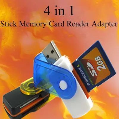 การ์ดรีดเดอร์ใช้กับ USB 2.0 All In One Cardreader สำหรับ Micro (สุ่มจัดส่งสี)