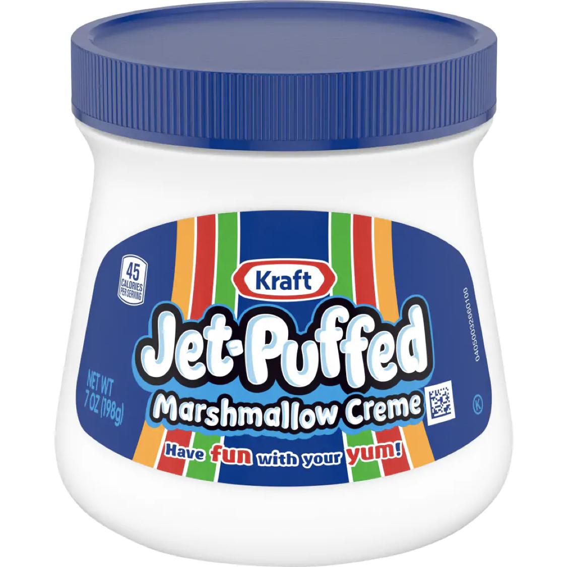 Kraft Jet-Puffed Fluff Marshmallow Creme Spreads (USA Imported) คราฟ์ ฟลัฟฟ์ มาร์ชแมลโลว์แบบครีม​ สเ