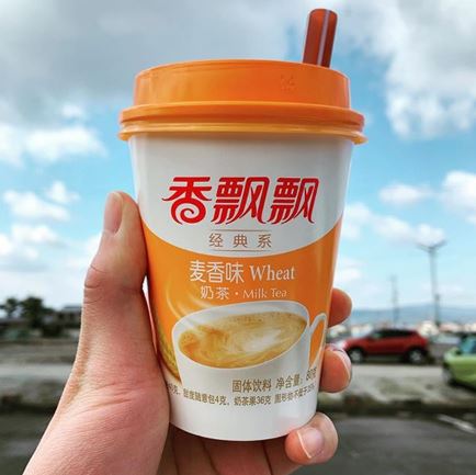 [x2 แก้ว] ชานม ชาไข่มุก ชงดื่ม รสข้าวสาลี [80g] 奶茶 台湾奶茶 香飘飘 小麥 Milk tea Wheat flavor