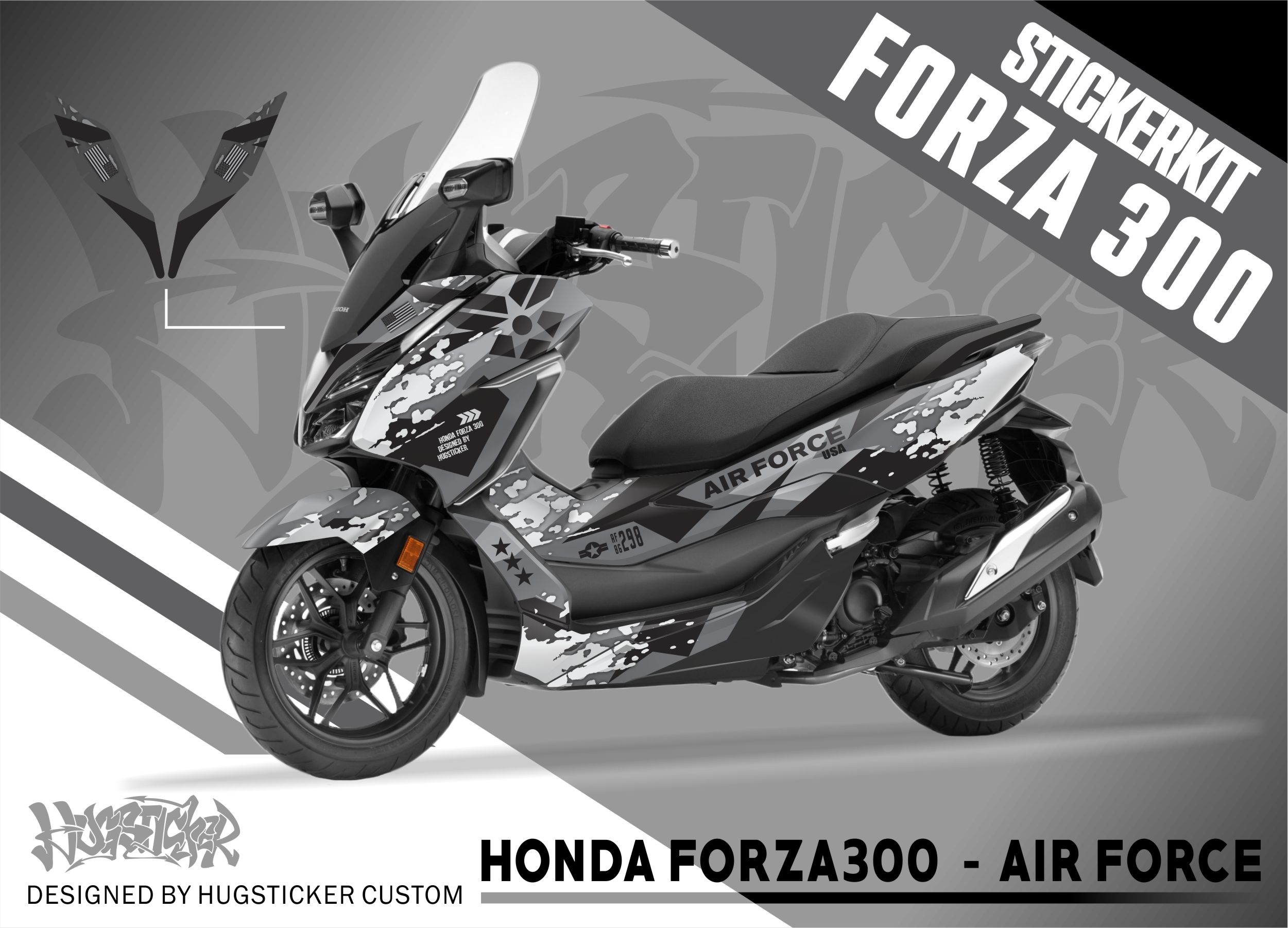 FORZA 350 – Hugsticker Custom