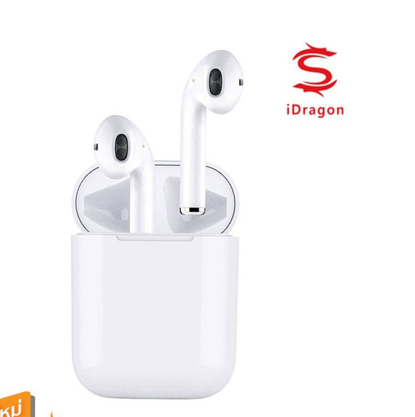 โปรโมชัน iDragon Air one Bluetooth 5.0 TWS Earbuds W/ Charging Case หูฟังไร้สายมาพร้อมระบบสัมผัส multi-touch ราคาถูก หูฟัง หูฟังสอดหู