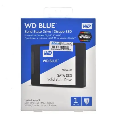 [ส่งฟรี] BLUE 1 TB SSD SATA (S100T2B0A) 3D NAND