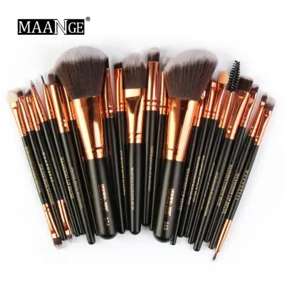 MAANGE 22Pcs Makeup Brushes Set Beauty Tool(Black)