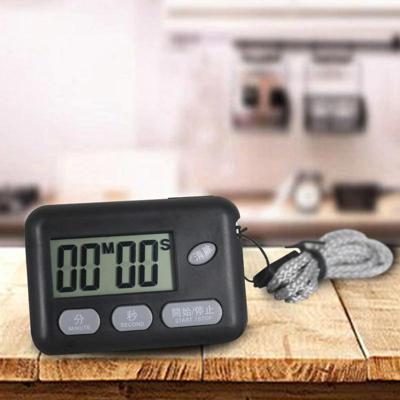 นาฬิกาจับเวลา ตั้งเวลาทำอาหาร นาฬิกาจับเวลาในครัว Digital Kitchen Timer หน้าจอใหญ่ เสียงเตือนดัง ใช้งานง่าย