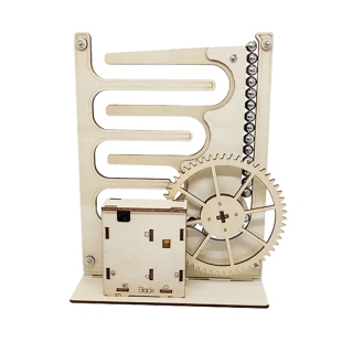 Marble Run 3D Puzzle Steam Mechanical Gear DIY Wooden Model Building Kits Assembly Toy thumbnail