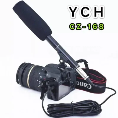 โปรโมชั่น YCH 14.37 Camera กล้องวิดีโอไมโครโฟน shotgun Uni - Directional MIC สำหรับ Nikon (YCH รุ่น CZ-168 เเพ็ค1ตัว) ลดกระหน่ำ กล้อง วีดีโอ กล้อง บันทึก วีดีโอ กล้อง สํา ห รับ ถ่าย วีดีโอ กล้อง วิดีโอ ขนาด เล็ก