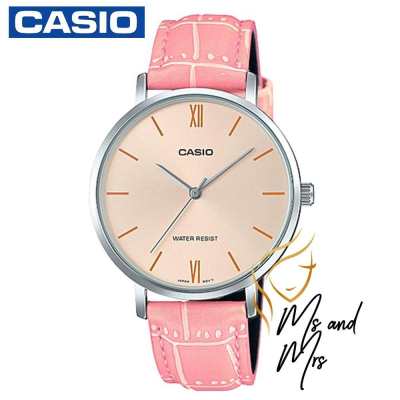 CASIO Standard นาฬิกาข้อมือผู้หญิง สายหนัง รุ่น LTP-VT01L ขาย CASIO Standard นาฬิกาข้อมือผู้หญิง สายหนัง รุ่น LTP-VT01L
