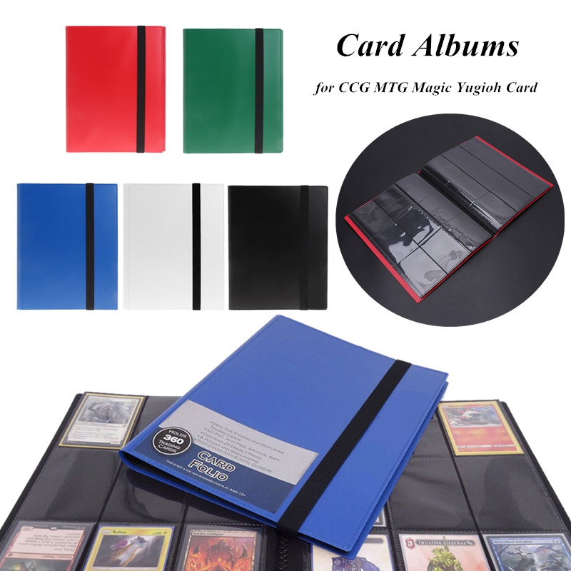 20 Pages/360 Cards Capacity Pocket Holder Binders Albums for CCG MTG