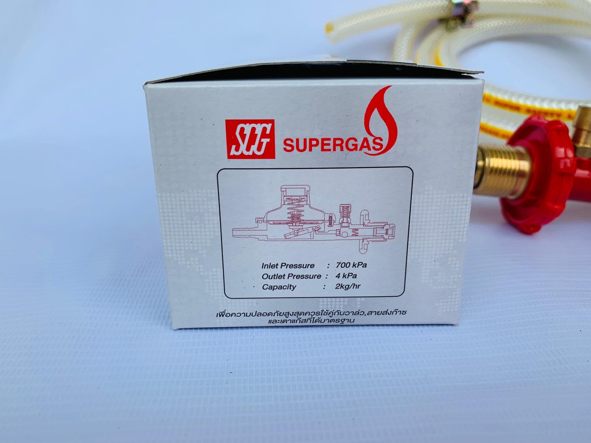 SCG R326S หัวปรับแก๊สแรงดันต่ำ มีระบบเซฟตี้ตัดแก๊สรั่ว อัตโนมัติ เกลียว ...