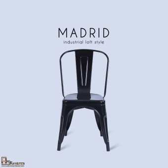 ASFURNITUREHOME MADRID (มาดริด) เก้าอี้เหล็ก สไตล์ Industrial Loft