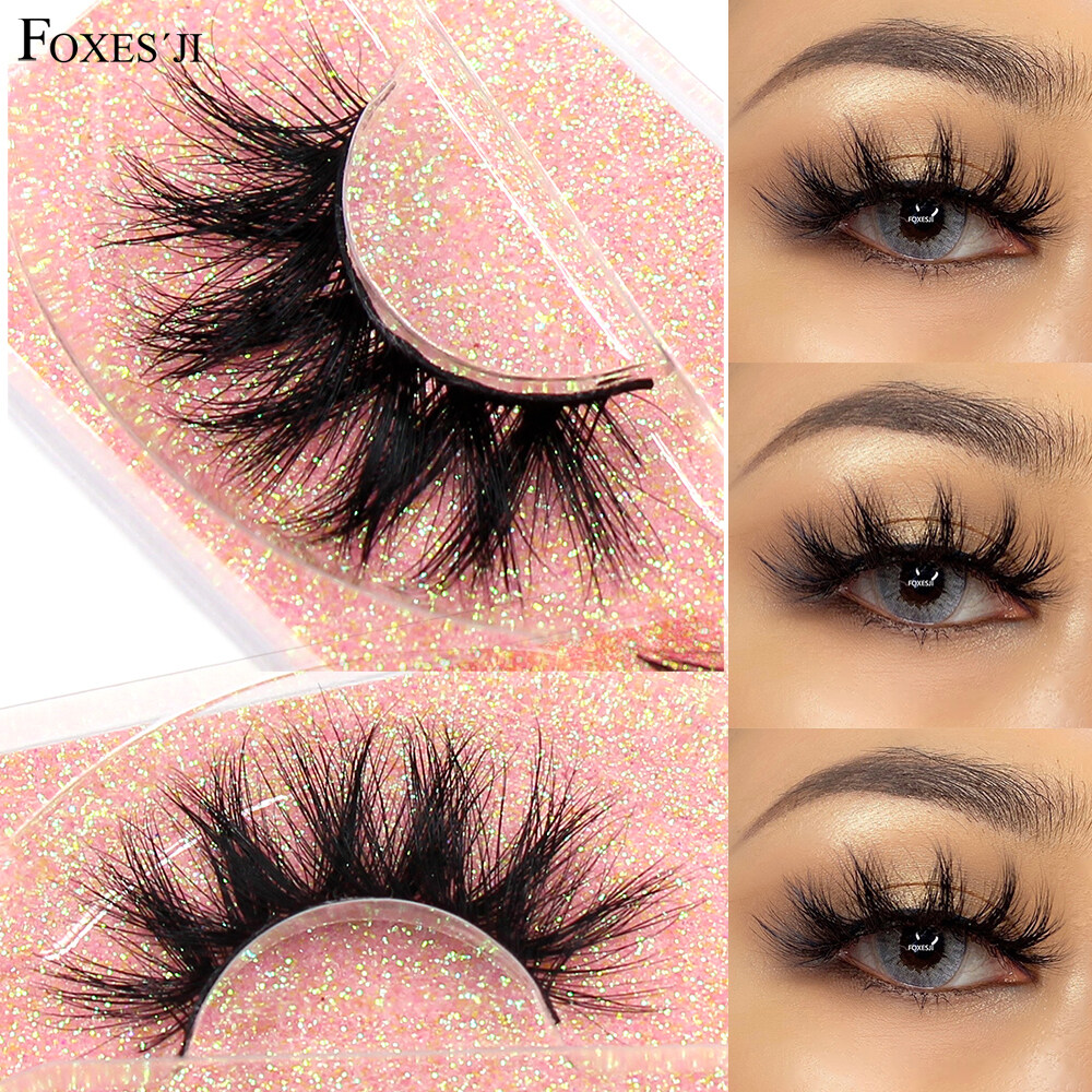 16RowsCase 715mm Mix 3d mink lashes Premium Natural Synthetic Mink