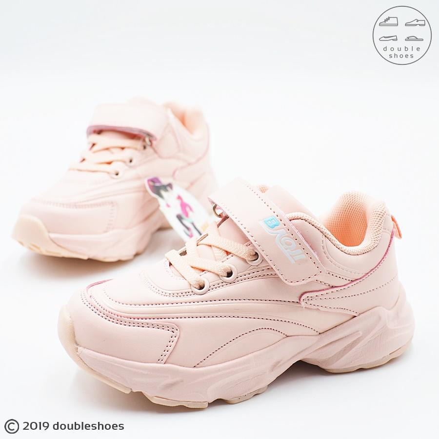 BAOJI  รองเท้าผ้าใบเด็ก รองเท้าวิ่ง รุ่น GH816 สีชมพู ไซส์ 29- 35