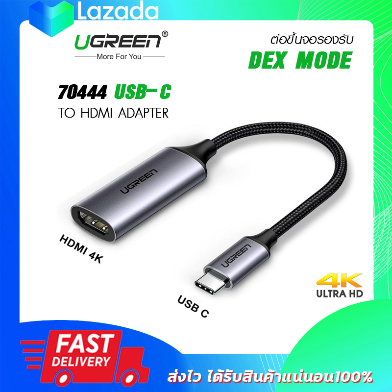 UGREEN USB-C to HDMI Converter รุ่น 70444 HDMI 2.0 4K60Hz