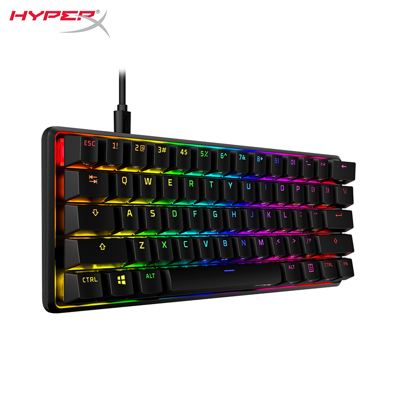 แป้นพิมพ์สำหรับเล่นเกม HyperX Alloy Origins 60 Mechanical Gaming