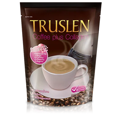 Truslen Coffee Plus Collagen 15 sachet หุ่นสวย ผิวใส
