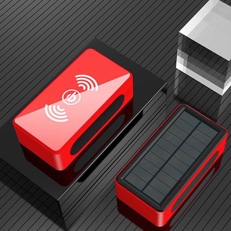 Discount80000mAh solar Wireless PowerBank Large Capacity Portable
