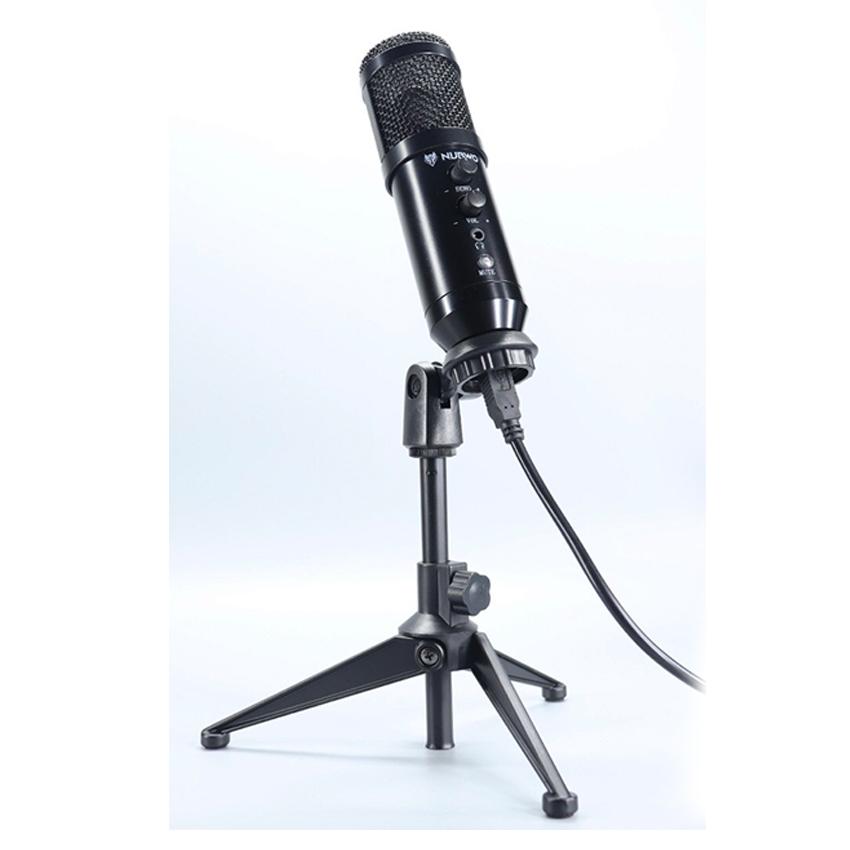 NUBWO M24 Condenser Microphone USB ไมค์คอนเดนเซอร์ ดำ Lazada.co.th