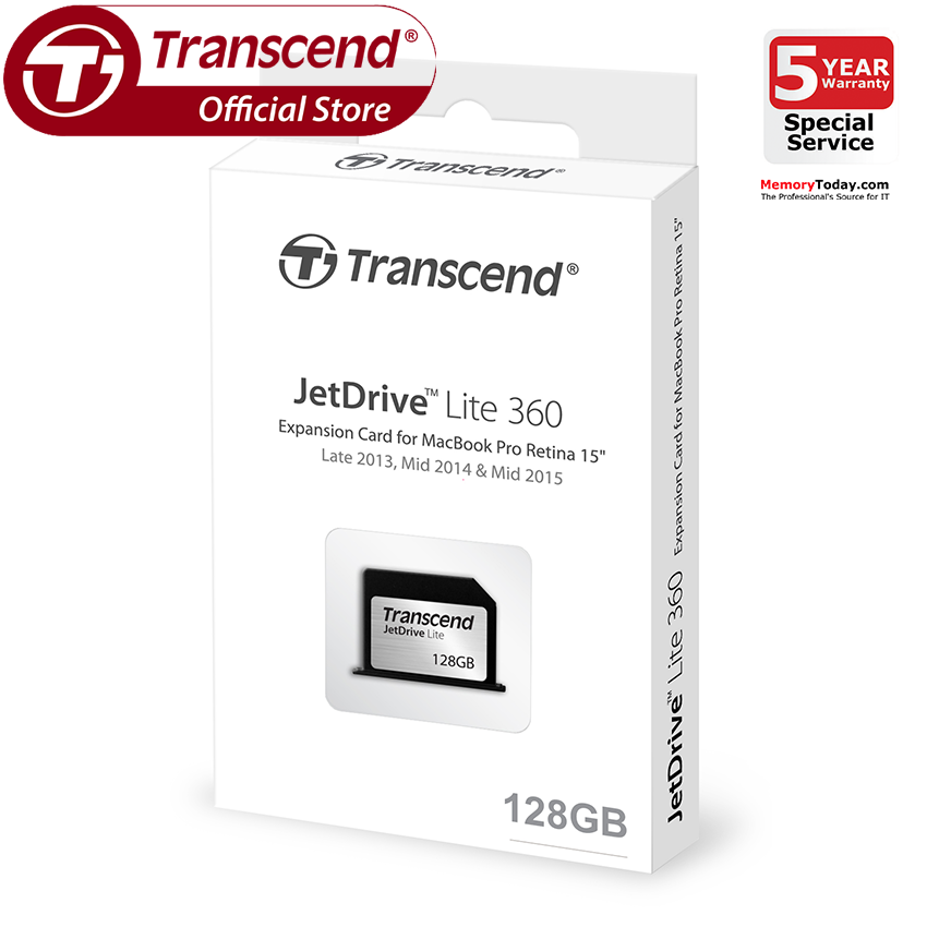 Transcend JetDrive Lite 360 128GB for MacBook Pro (Retina) 15