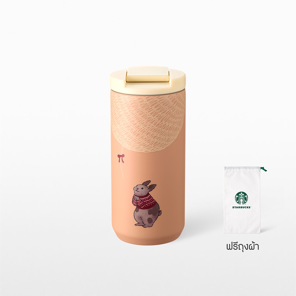 Starbucks Rabbit Topper ส่งฟรี Starbucks Stainless Steel Bunny Enjoy The Moon Tumbler 12oz ...