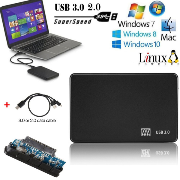 Bảng giá A8285 USB 3.0 2.0 New 2.5 Inch USB 3.0 2.0 2TB SSD Cover Box Hard Disk Drive HDD Enclosure Storage Devices External Case Phong Vũ