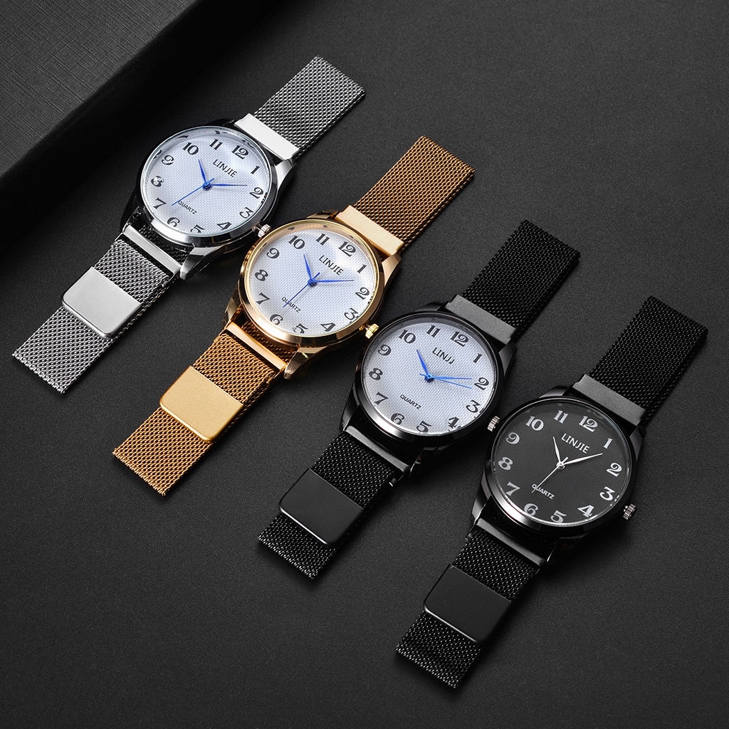 YY iFashion ♣ Men Stainless Steel Watch Luxury Quartz Wrist