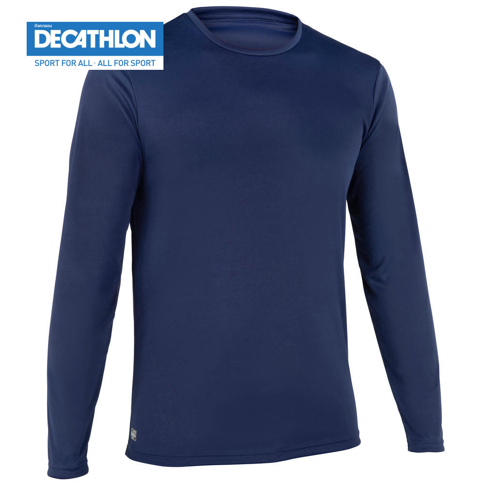 Olaian Men's Surfing Long Sleeve UV Protection Water T-Shirt - Blue