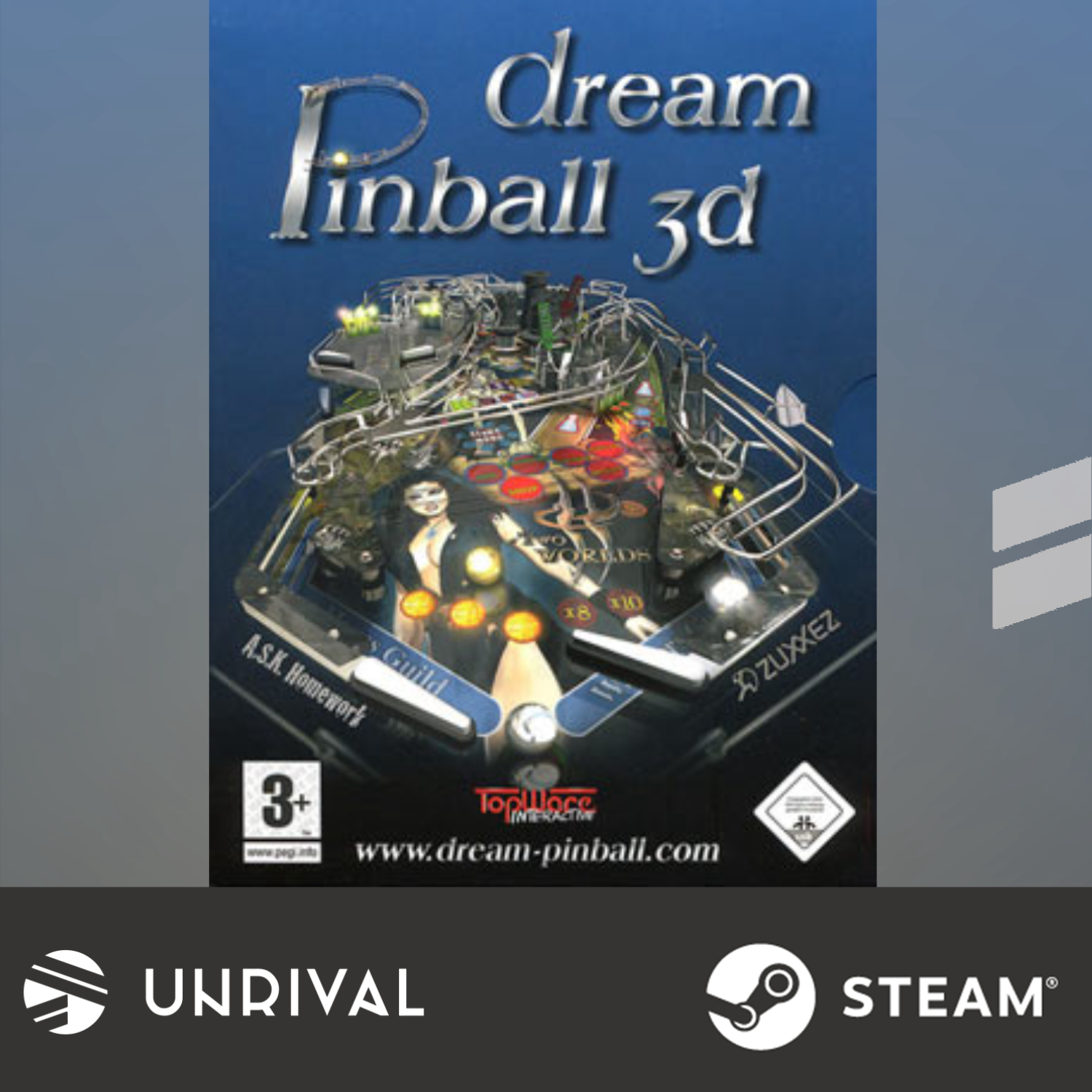 Dream Pinball 3D PC Digital Download Game (Multiplayer) - Unrival