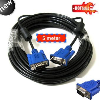 SALE สายต่อจอ Monitor สายต่อจอคอมพิวเตอร์ สาย VGA M/M 5M #คำค้นหาเพิ่มเติม HDMI Switch Adapter Network HDMI สายสัญญาณ