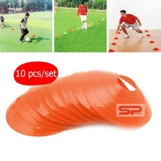 Cone Drills มาร์คเกอร์ฝึกซ้อมกีฬา ขนาดมาตรฐาน (set=10ชิ้น) By Solarhouse
