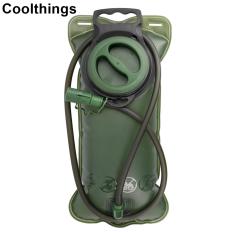 ถุงใส่น้ำ เดินป่า กระเป๋าเก็บน้ำ แค้มปิ้ง Coolthings  Hydration System Water Bag 2 L สำหรับใส่เป้สะพายหลัง ( สีเขียว ) 