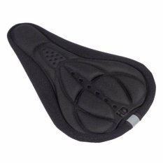 เบาะหุ้มอานจักรยาน ซิลิโคน(สีดำ) Bicycle 3D Silicone soft Seat Cover with Cushion Soft Pad (Black)