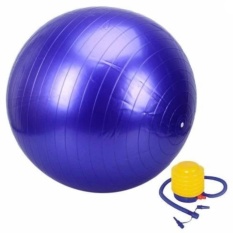 Fashion Bag ลูกบอลโยคะ ขนาด 65 ซม. พร้อมที่สูบลม - สีน้ำเงิน