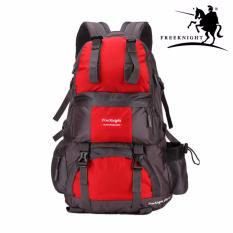 Free Knight 50L กระเป๋าเป้สำหรับเดินป่า FK 751 Hiking Travel Backpack (สีแดง)