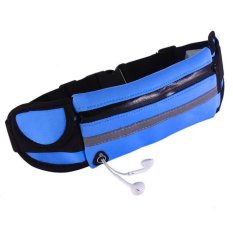 G2G กระเป๋าคาดเอวสำหรับเก็บของใช้เวลาออกกำลังกาย สีฟ้า