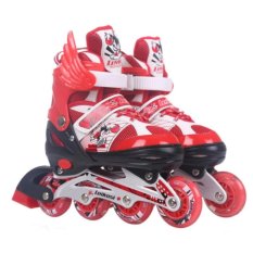 HS-รองเท้าสเก็ต โรลเลอร์เบลด Roller Blade Skate D202 รุ่น L =37-42 - Red  