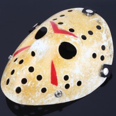 Jason หน้ากากเจสัน คืนโหด ศุกร์ที่13 พันธุ์โหดสุด ๆ(สวมไส่ได้ มีสายรัด)หน้ากาก บีบีกัน BBGUN หน้ากากฮาโลวีน Halloween Mask