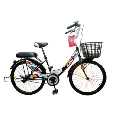 LA Bicycle จักรยานแม่บ้าน รุ่น City Steel Rim 24