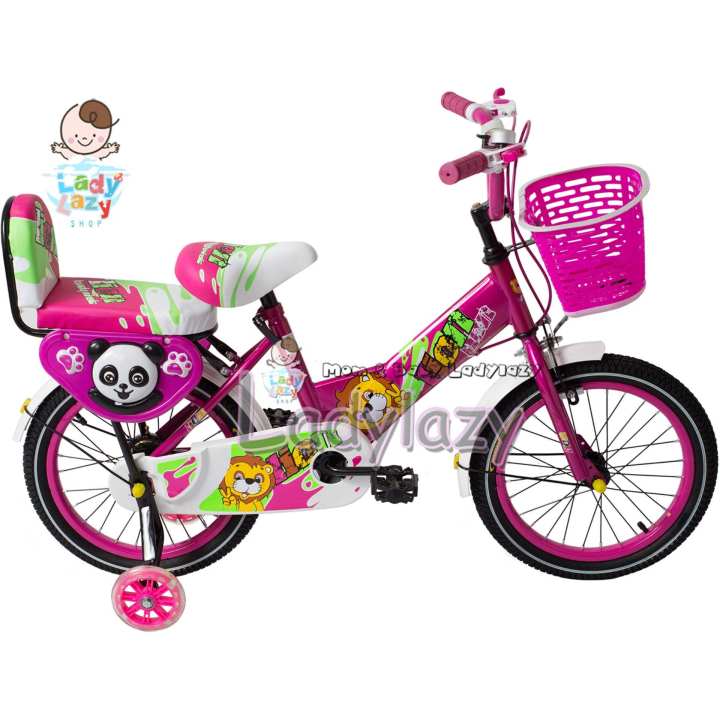 ladylazy จักรยานเด็กแพนด้า 16" No.810 สีชมพู