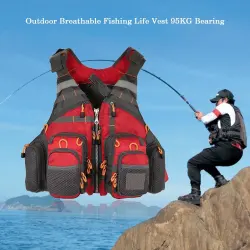 Lixada Outdoor Breathable Fishing Life Vest Superior 209lb Bearing