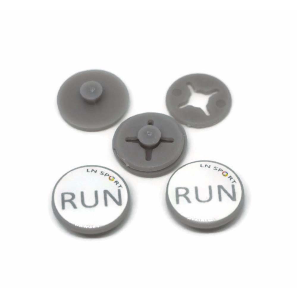 แนะนำ RaceNap ตัวติดเบอร์วิ่ง (Bib Race Number Holder) ลาย RUN สีขาว