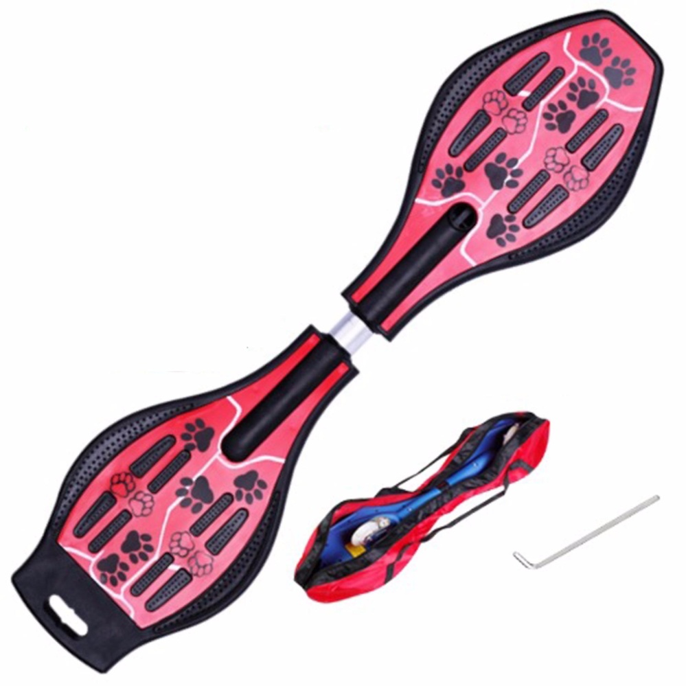 ราคา Snakeboard สเน็คบอร์ด สเก็ตบอร์ดไฟฟ้า - Red - Pond Fun Activities