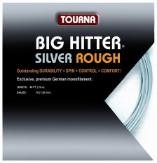 TOURNA BIG HITTER เอ็นเทนนิส Silver-ROUGH 40ft/12m.-17 gauge