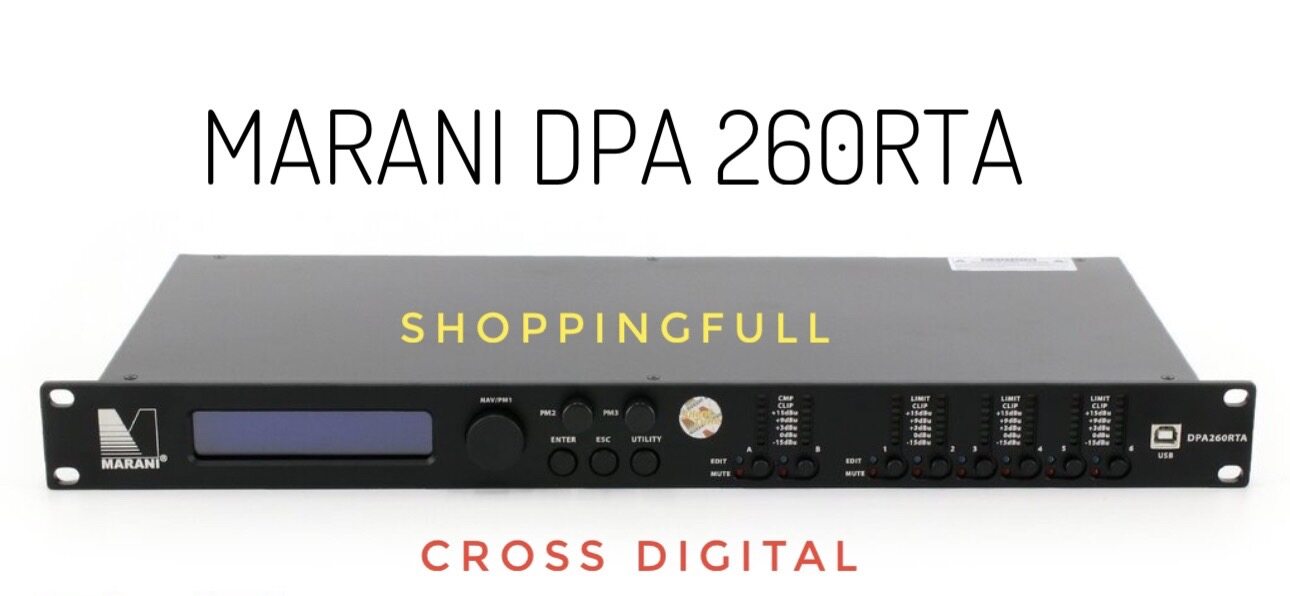 ครอสดิจิตอล Marani Dpa 260 Rta **รับประกัน 1 ปี** ครอสระดับมืออาชีพ/รุ่นนิยม  ครอสโอเวอร์ Digital Processor Crossover | Lazada.Co.Th