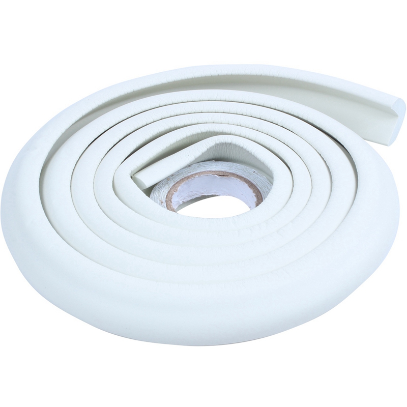 4X 2M Children Protection Table Guard Strip Baby Safety Products Glass Edge Furniture Horror Crash Bar (White)