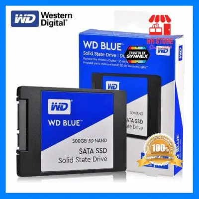 ใครยังไม่ลอง ถือว่าพลาดมาก !! 500 GB SSD SATA WD Blue (WDS500G2B0A) 3D NAND ประกัน 5 ปี บริการเก็บเงินปลายทาง