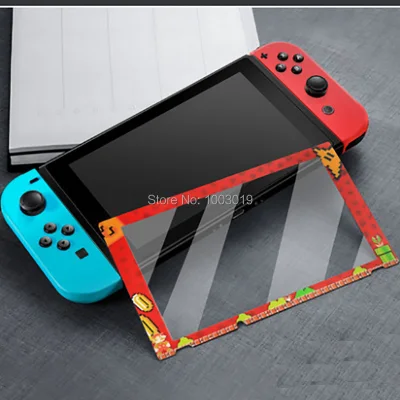 9 H Colored edge Tempered Glass Screen Protector For Nintend Switch Protective Film Cover For Nintend Switch NS Accessories