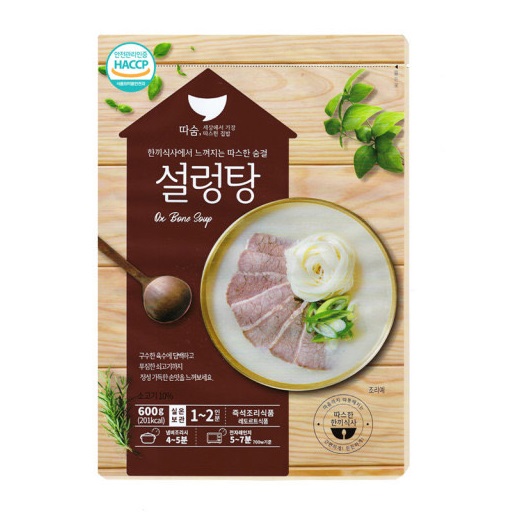 [Original] 설렁탕 Sunmi Ox Bone Soup (ซุปกระดูกวัวปรุงสำเร็จรูป) 600g